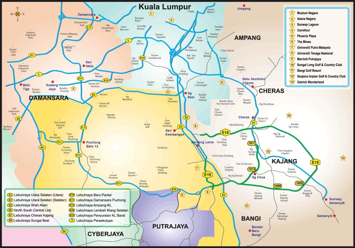 kl ਗਲੀ ਦਾ ਨਕਸ਼ਾ