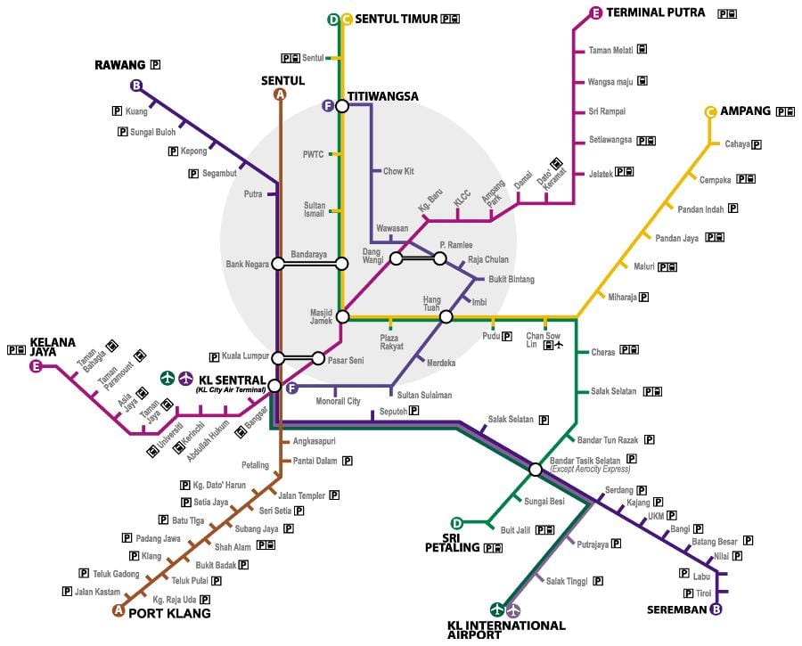 ਮਲੇਸ਼ੀਆ ਨਿਊ lrt ਰਸਤਾ ਦਾ ਨਕਸ਼ਾ