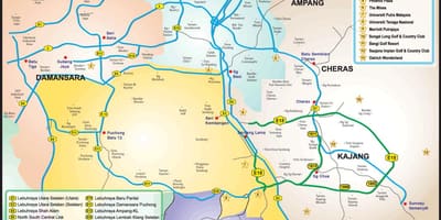 Kl ਗਲੀ ਦਾ ਨਕਸ਼ਾ