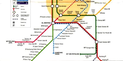 ਤਾਰਾ ਲਾਈਨ lrt ਨਕਸ਼ਾ