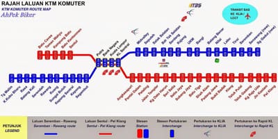 ਨਕਸ਼ਾ ਦੇ komuter ਮਲੇਸ਼ੀਆ