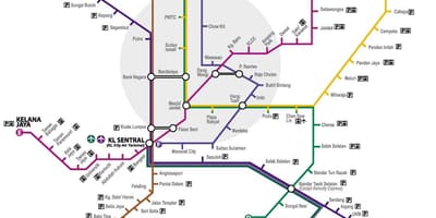 Putra lrt ਸਟੇਸ਼ਨ ਨਕਸ਼ਾ
