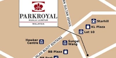 ਨਕਸ਼ਾ ਦੇ parkroyal ਕੁਆਲਾਲੰਪੁਰ