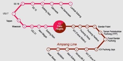 Kl sentral lrt ਨਕਸ਼ਾ